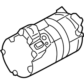 BMW 64-52-9-299-329 Air Conditioning Compressor Without Magnetic Coupling