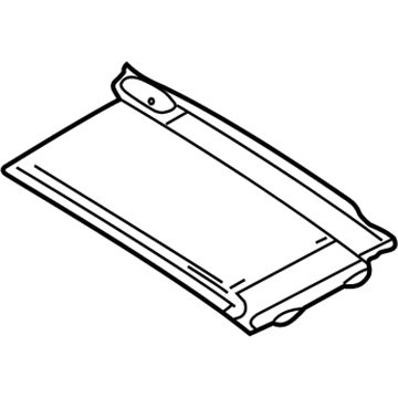 Hyundai 81666-2C000-X6 Sunshade Assembly-Sunroof, Front