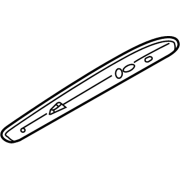 Hyundai 81661-2C000 Cover-Sunroof Decoration, LH