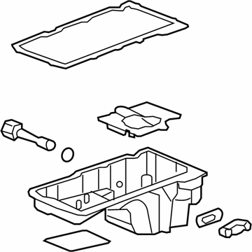 GM 12619011 Oil Pan