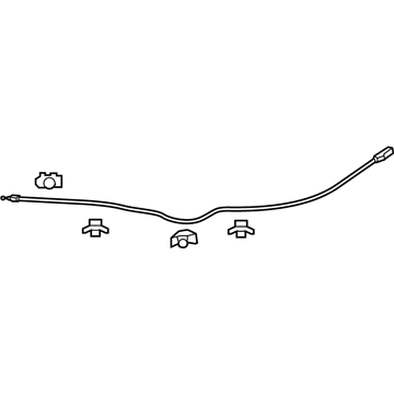 Honda 74131-TXM-A01 Wire Assembly, Front Hood