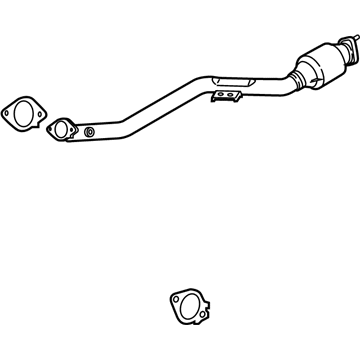 Hyundai 28601-B1320 Right Muffler Assembly