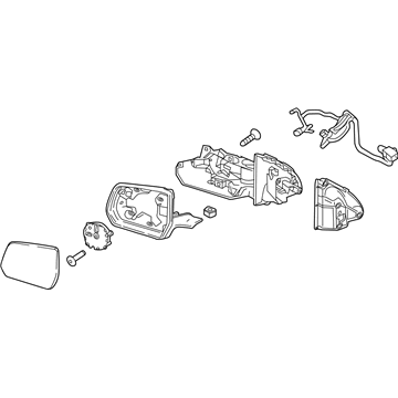 GM 84293662 Mirror Assembly