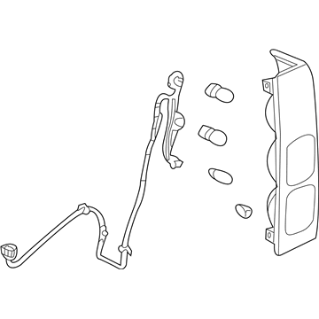 GM 94734360 Tail Lamp Assembly