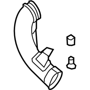 Honda 17252-RNA-A00 Tube Assembly B, Air Inlet