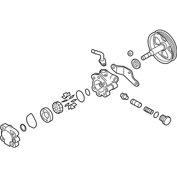 Infiniti 49110-CM40A Power Steering Pump Assembly