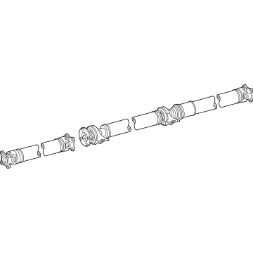 Lexus 37100-78020 SHAFT ASSY, PROPELLE