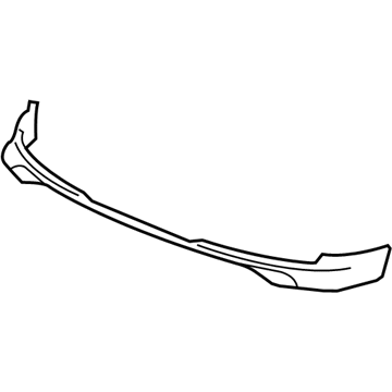 Acura 08F01-SEP-240B Front Under Body Spoiler (Nighthawk Black Pearl - Exterior)