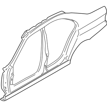 BMW 41-00-7-044-629 Body-Side Frame Left