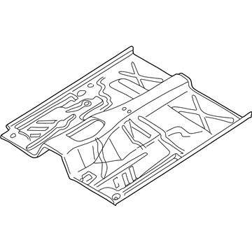 Nissan 74312-9Z231 Floor Front