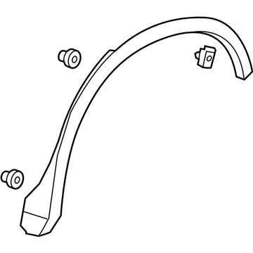 GM 84818313 Wheel Opening Molding