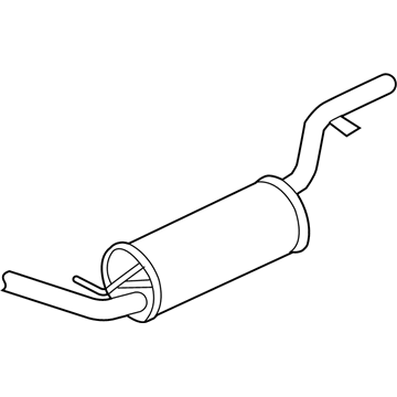 Ford 5S4Z-5230-BA Muffler