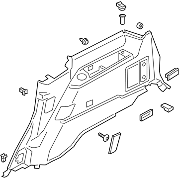 Ford JL1Z-7831112-DB Quarter Trim Panel