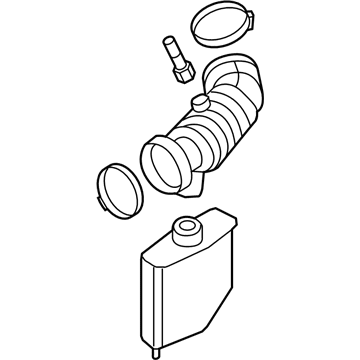 Ford 5F9Z-9B659-AA Air Hose