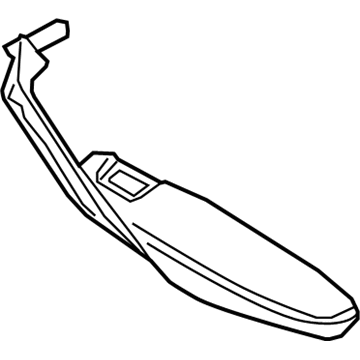 BMW 51-42-7-489-310 ARMREST, REAR RIGHT