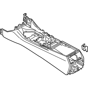 BMW 51-16-6-833-963 Centre Console