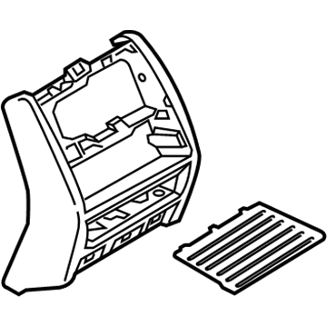 BMW 51-16-9-461-765 COVER CENTRE CONSOLE, REAR