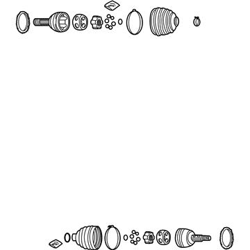 GM 96391551 Outer Joint Assembly