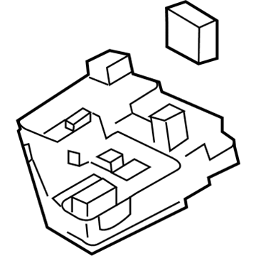 GM 25810754 Relay & Fuse Plate