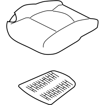 Kia 881051M641AF1 Cushion Assembly(W/O Track