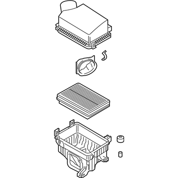 Hyundai 28110-J3800 Cleaner Assembly-Air