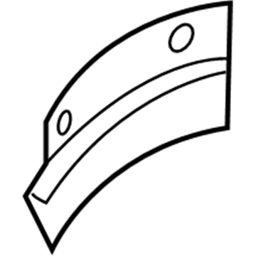 Hyundai 86851-38001 Guard Assembly-Front Wheel Under, L