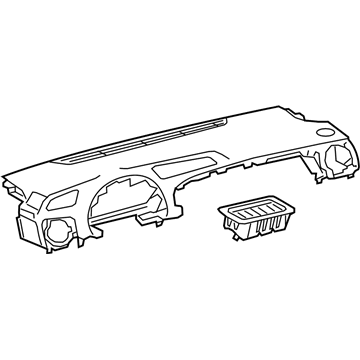 Toyota 55302-52130-C0 Upper Panel