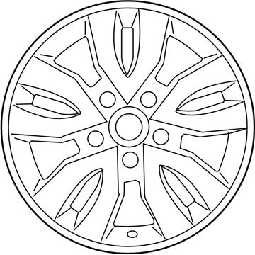 GM 19317622 Wheel, Alloy