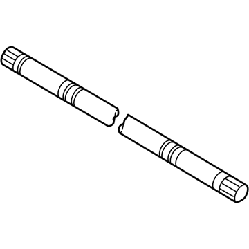 Nissan 39704-JF00A Shaft-Rear Drive, RH