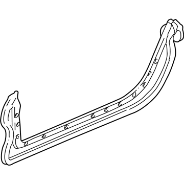 Acura 72310-SL0-023 Weatherstrip, Passenger Side Door (Lower)