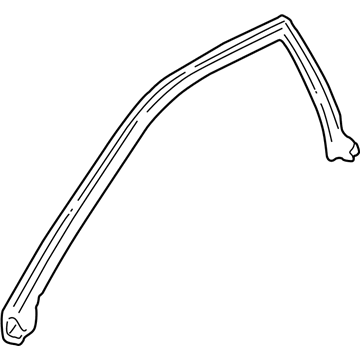 Acura 72375-SL0-J11 Weatherstrip, Driver Side Door (Inner)