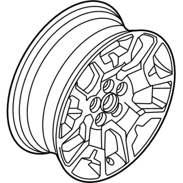 Ford NZ6Z-1007-F WHEEL ASY