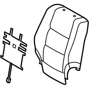 Toyota 71073-48480-A1 Seat Back Cover
