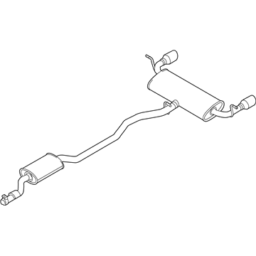 Ford CT4Z-5230-A Muffler & Pipe