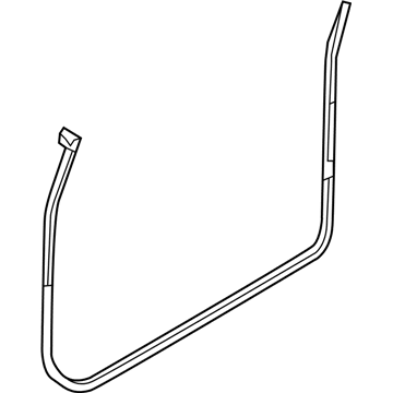 Nissan 80831-EZ00A Weatherstrip-Front Door, LH