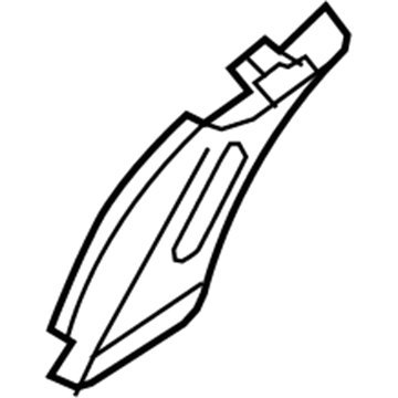 Nissan 76913-5AA2A GARNISH Windshield Pillar Upper RH