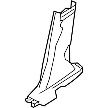 Nissan 76915-5AA0A Garnish-Center Pillar, Lower RH