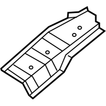 Hyundai 65645-G2000 Extension-Rear Floor INTERM Cross, RH