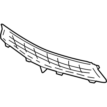 Acura 71105-TY2-A50 Lower Grille, Front