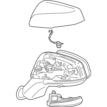 Toyota 87940-0R280-A1 Mirror Assembly