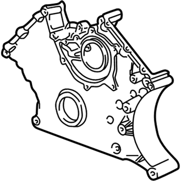 BMW 11-14-1-733-522 Timing Case Cover, Bottom