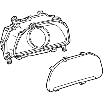 Lexus 83800-11040 Meter Assy, Combination