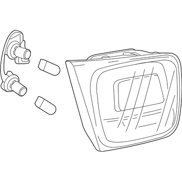 GM 22907311 Back Up Lamp Assembly