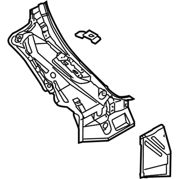 Nissan 78140-CA000 Base-Rear Combination Lamp, RH