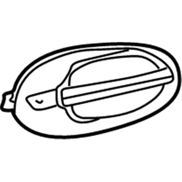 Ford 3F2Z-1722405-AAH Handle, Outside