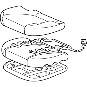 Toyota 71420-2H430-C0 Cushion Assembly