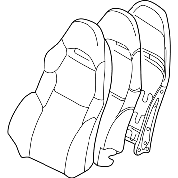 Toyota 71070-20091-C0 Seat Back Assembly