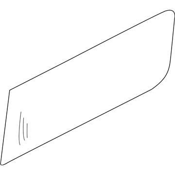 Nissan 83340-1PB0A Glass Assy-Side Window, 2ND RH