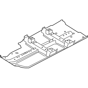 Nissan 74320-6FL1D Floor-Front, RH