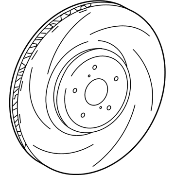 Lexus 43512-0W100 Disc, Front RH